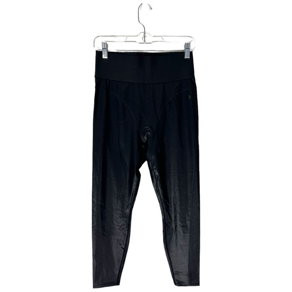 Good American Midnight Shine Leggings Black SZ 3 L NWT NEW - Picture 2 of 5